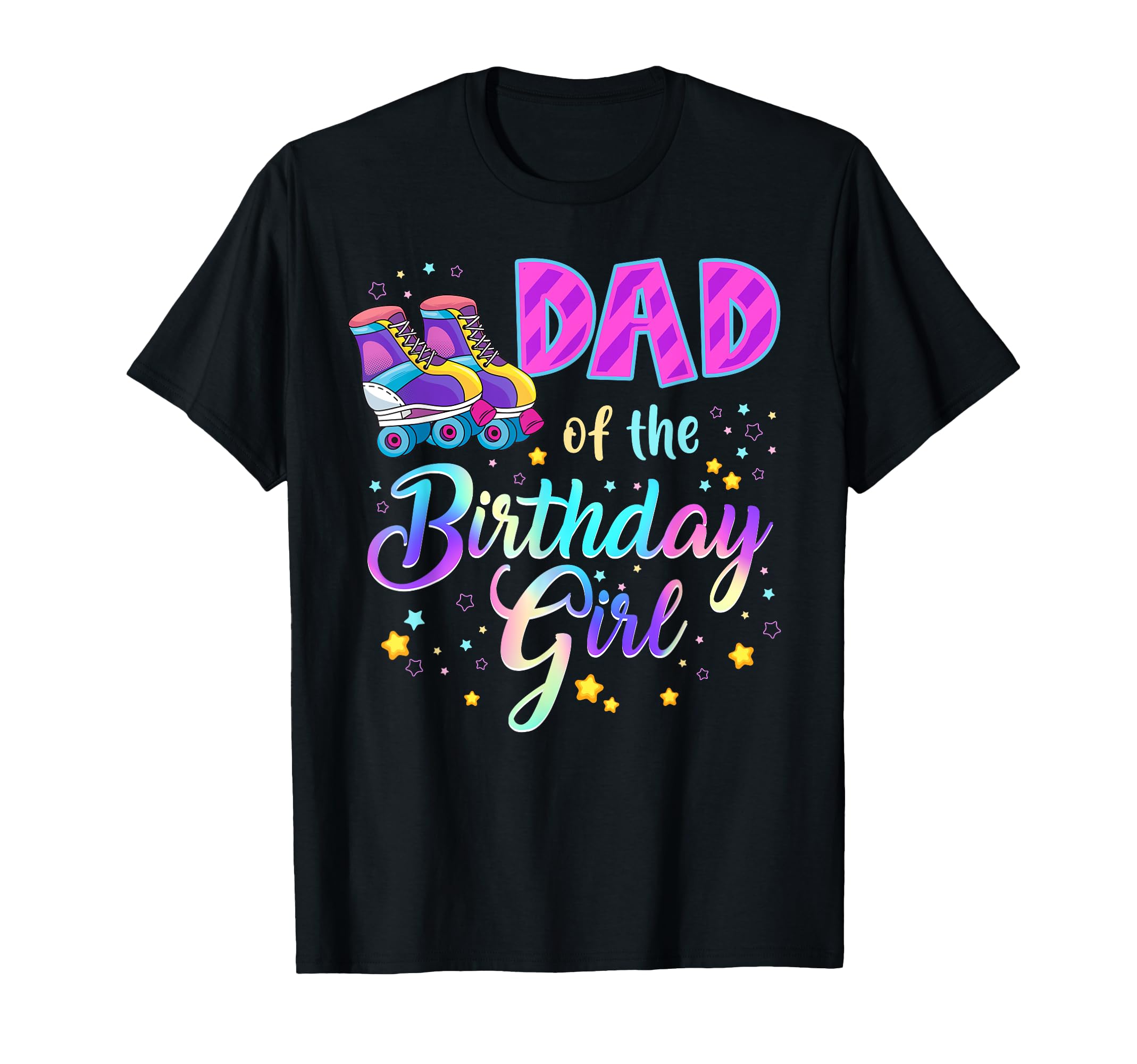 Dad Birthday Roller Stake Matching T-Shirt - Minimalist Print for Adults - T-Shirt, Sweatshirt, Hoodie