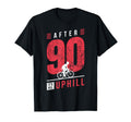 Cyclist 90Th Birthday Cycling Dad T-Shirt - Minimalist Print Men Women - T-Shirt, Sweatshirt, Hoodie