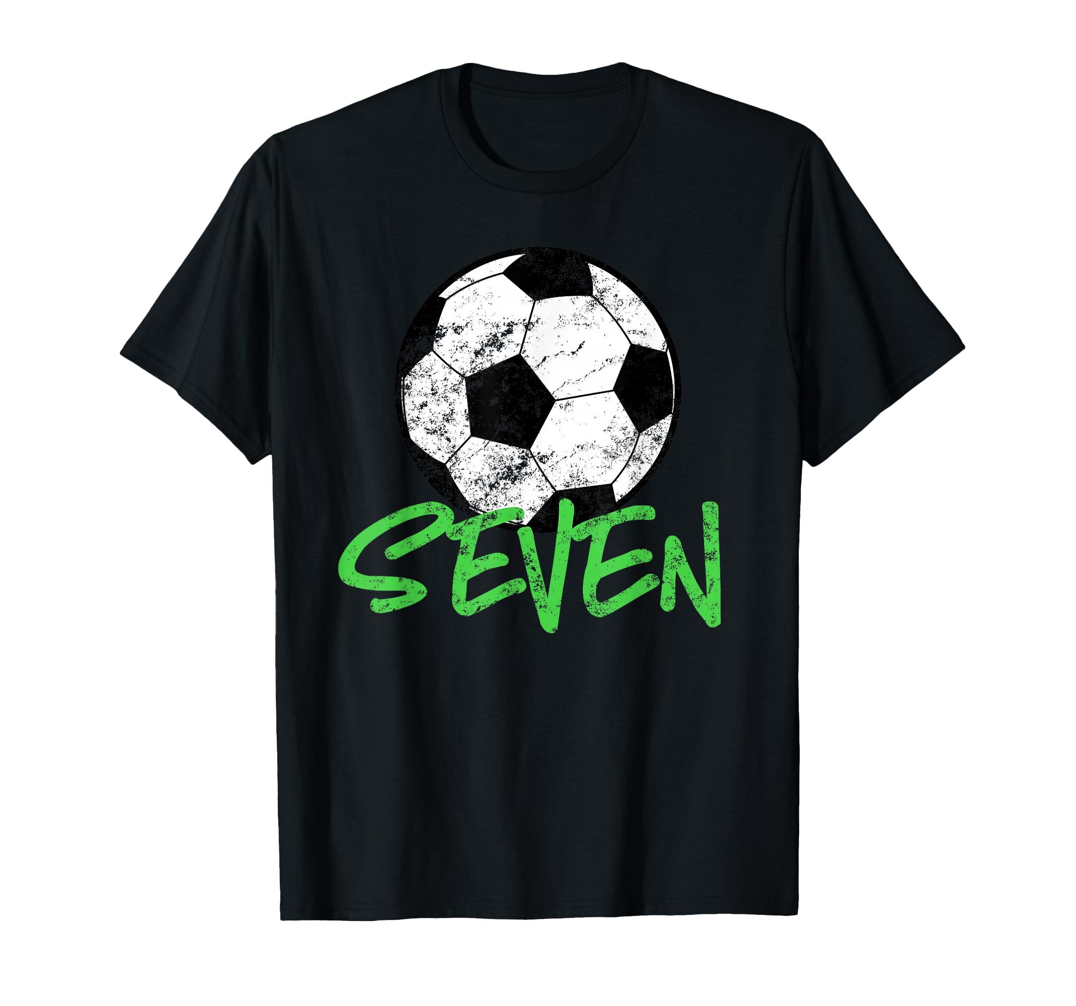 Soccer Player 7Th Birthday 7 Years T-Shirt - Streetwear Style Men Women - T-Shirt, Sweatshirt, Hoodie
