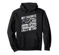 My Favorite Soccer Player Calls Hoodie - Casual Everyday Wear for Adults - T-Shirt, Sweatshirt, Hoodie