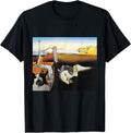 Funny cats painting The Persistence of Memory meowory - Adult & Kids T-Shirts, Sweatshirts & Hoodies apparel design preview 1