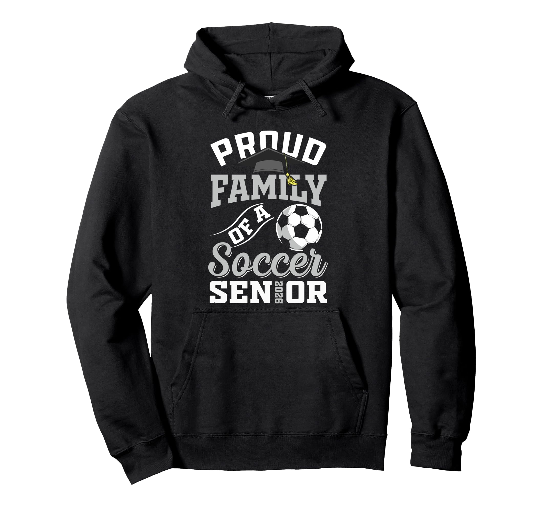 Proud Family Soccer Senior Class Hoodie - Aesthetic Graphic for Adults - T-Shirt, Sweatshirt, Hoodie