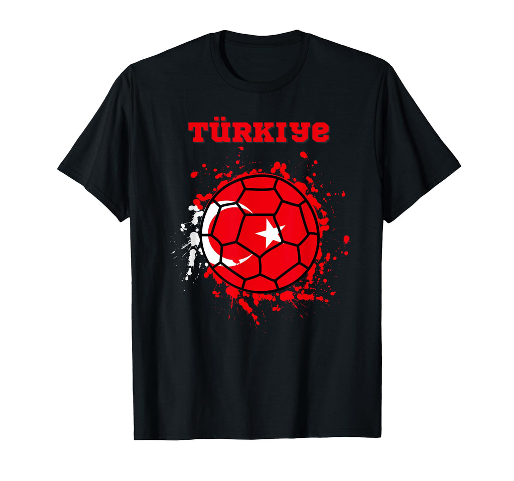 Turkey T Rkiye Soccer Ball Turkish T-Shirt - Fun Novelty Design Men Women - T-Shirt, Sweatshirt, Hoodie