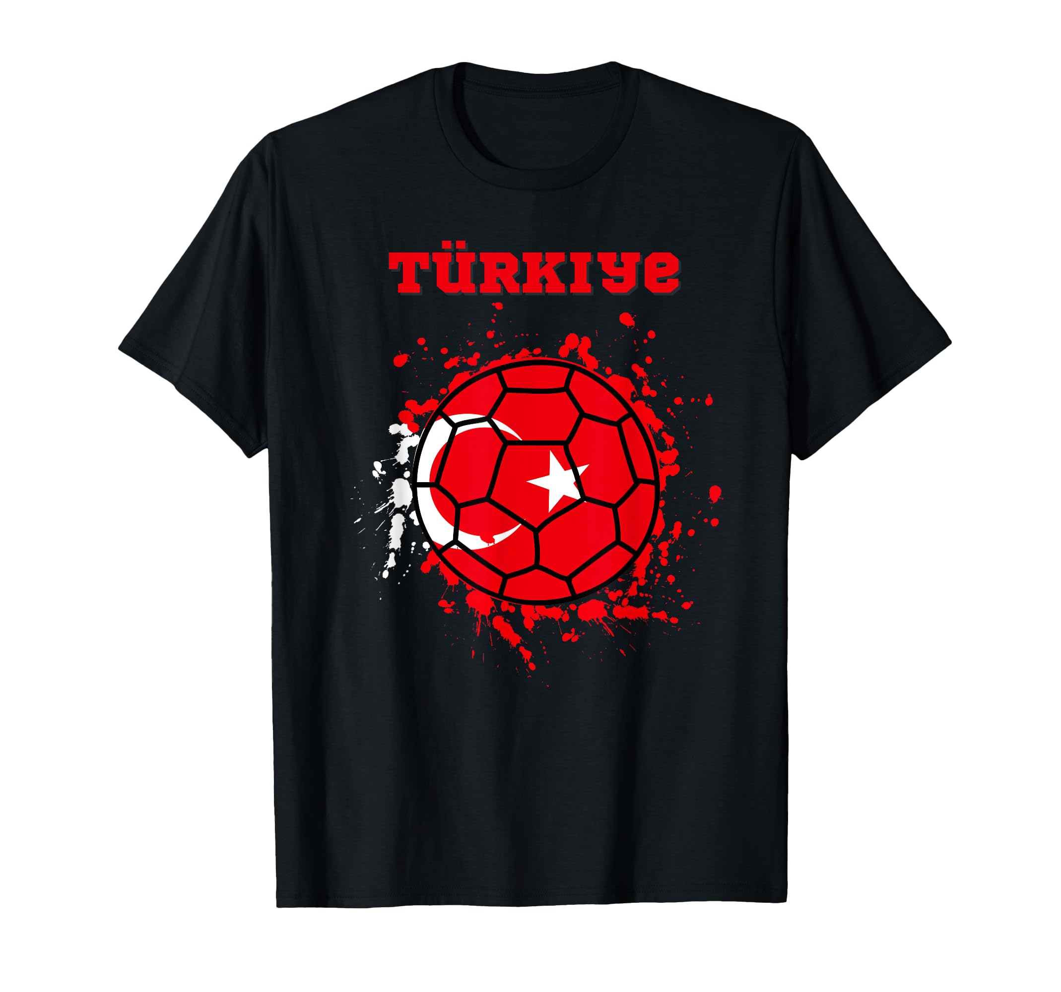 Turkey T Rkiye Soccer Ball Turkish T-Shirt - Fun Novelty Design Men Women - T-Shirt, Sweatshirt, Hoodie