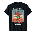 Fox Eat Sleep Soccer Repeat Grunge Soccer T-Shirt - Trendy Graphic Unisex - T-Shirt, Sweatshirt, Hoodie