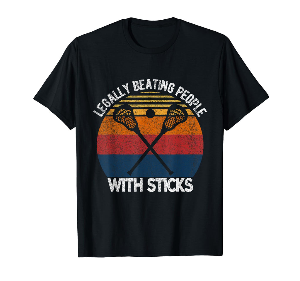 Funny Lacrosse Lacrosse Player Lacrosse T-Shirt - Novelty Apparel Unisex - T-Shirt, Sweatshirt, Hoodie