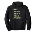 Uncle Myth Bad Influence Hoodie - Unique Graphic Unisex - T-Shirt, Sweatshirt, Hoodie