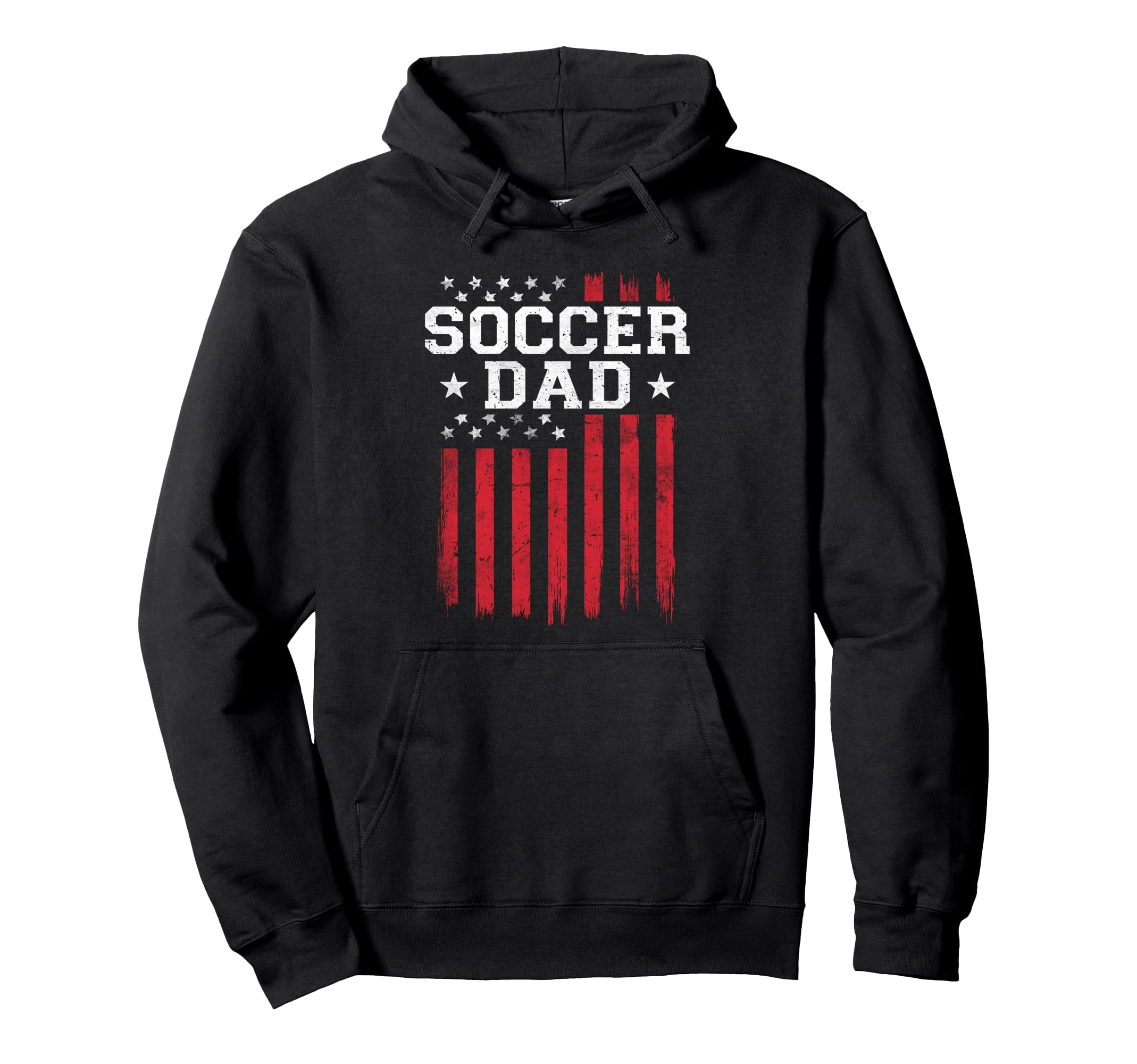 Soccer Dad Proud American Flag Usa Hoodie - Custom Art Print for Adults - T-Shirt, Sweatshirt, Hoodie
