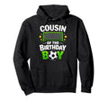 Cousin Birthday Soccer Ball Hoodie - Minimalist Print Men Women - T-Shirt, Sweatshirt, Hoodie