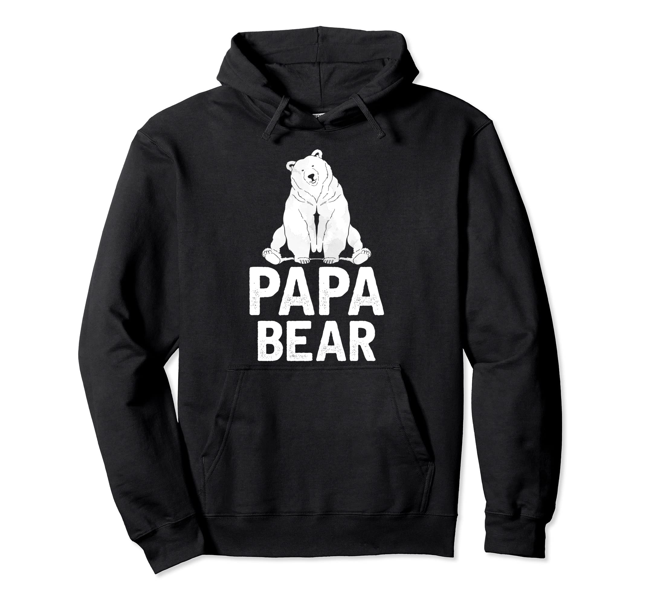Bear Family Papa Dad Daddy Animal Papa Bear Hoodie - Unique Graphic Unisex - T-Shirt, Sweatshirt, Hoodie