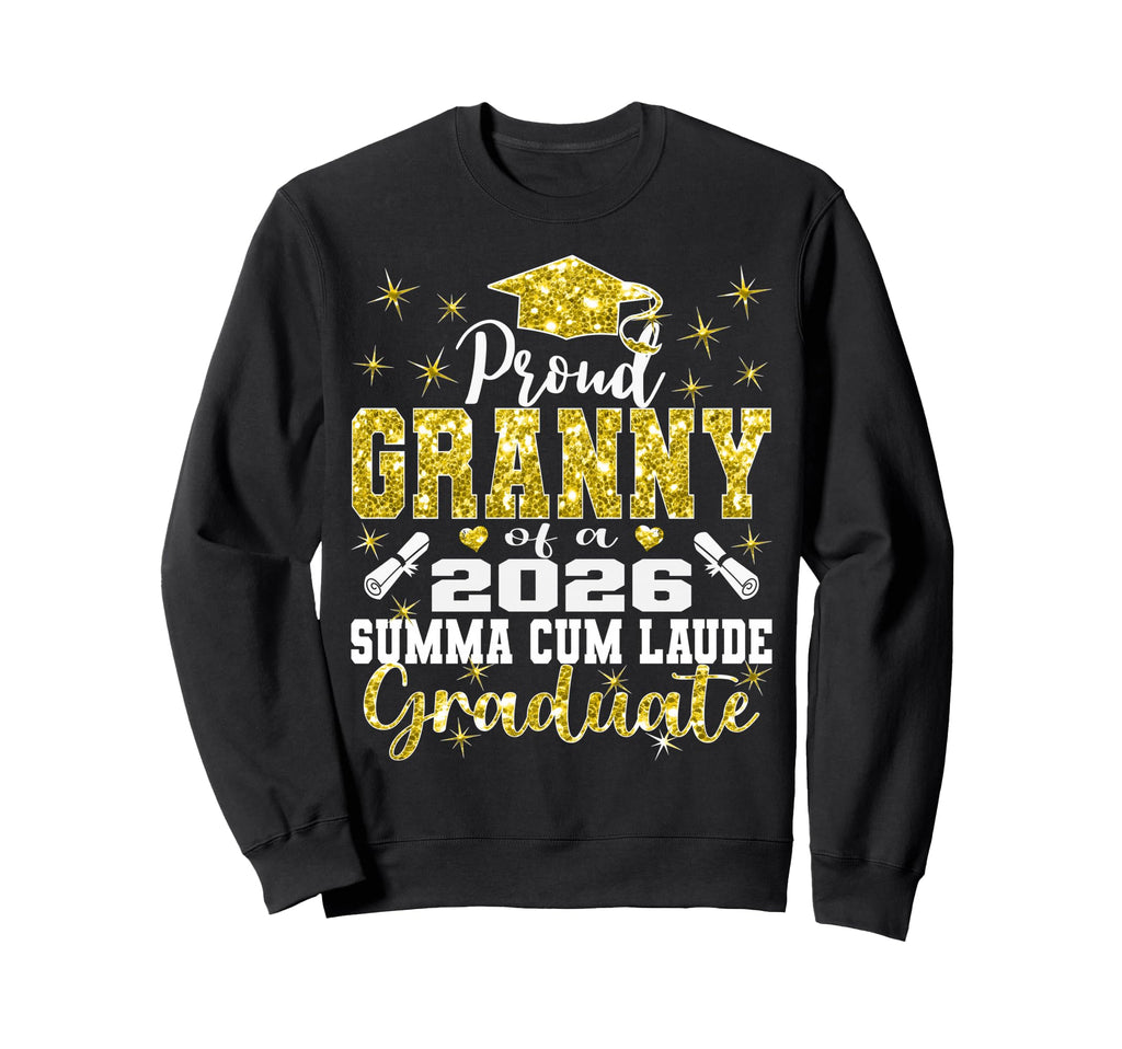 Proud Granny 2026 Summa Cum Laude Sweatshirt - Graphic Print Men Women - T-Shirt, Sweatshirt, Hoodie