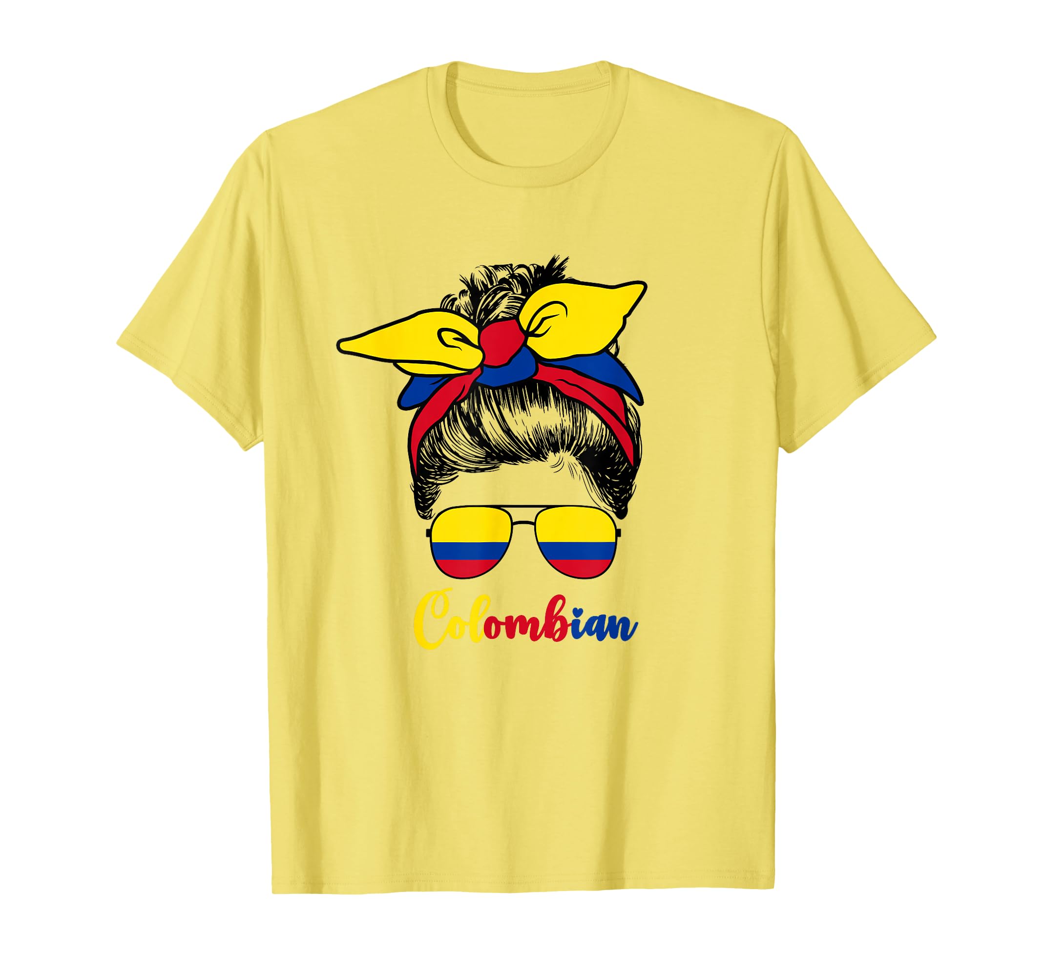 Colombian Colombiana Colombia Flag T-Shirt - Fun Novelty Design Men Women - T-Shirt, Sweatshirt, Hoodie