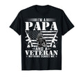 Im Papa And Veteran Fathers Day T-Shirt - Aesthetic Graphic Unisex - T-Shirt, Sweatshirt, Hoodie