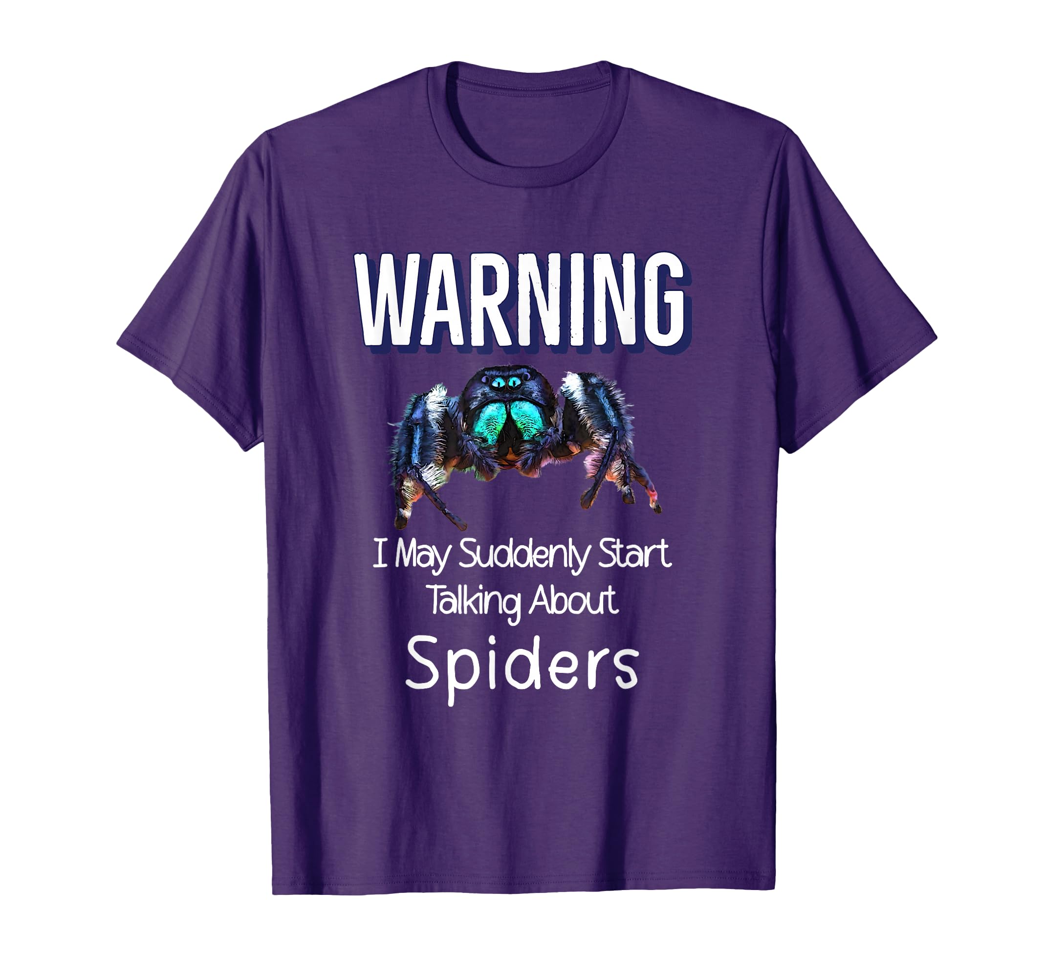 Male Regal Jumping Spider Mom Spider T-Shirt - Novelty Apparel Men Women - T-Shirt, Sweatshirt, Hoodie