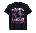 Soldiers Dont Brag Proud Army Aunt T-Shirt - Novelty Apparel for Adults - T-Shirt, Sweatshirt, Hoodie