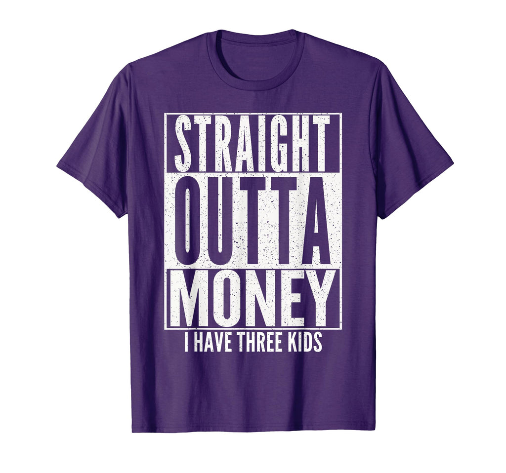 Funny Straight Outta Money Fathers T-Shirt - Aesthetic Graphic for Adults - T-Shirt, Sweatshirt, Hoodie