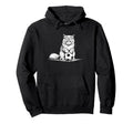 Soccer Cat Playing Ball Funny Hoodie - Fun Novelty Design for Adults - T-Shirt, Sweatshirt, Hoodie