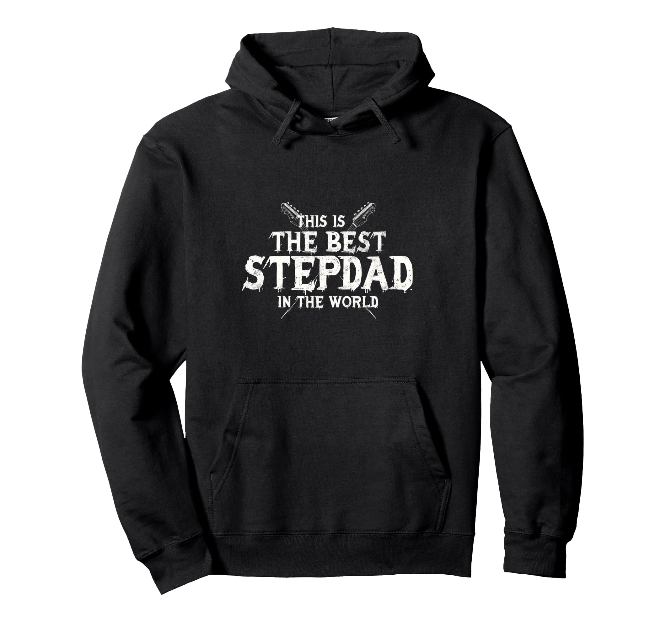 Best Stepdad Super Dad Hoodie - Casual Everyday Wear for Adults - T-Shirt, Sweatshirt, Hoodie