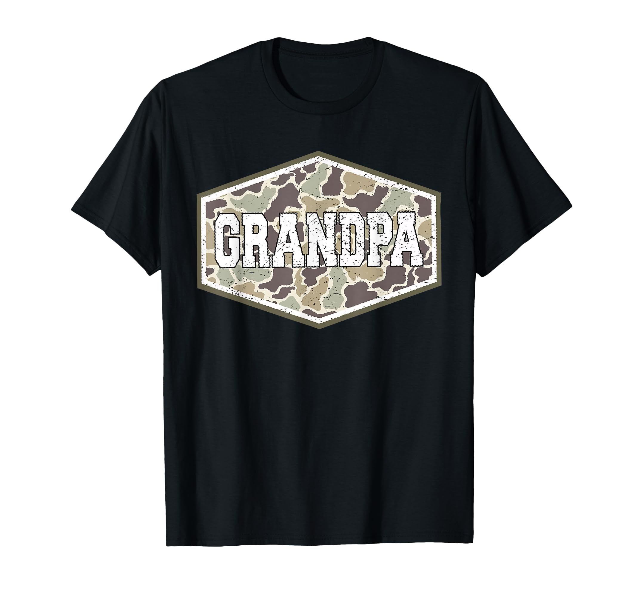 Camo Grandpa Funny Fathers Day T-Shirt - Custom Art Print Unisex - T-Shirt, Sweatshirt, Hoodie