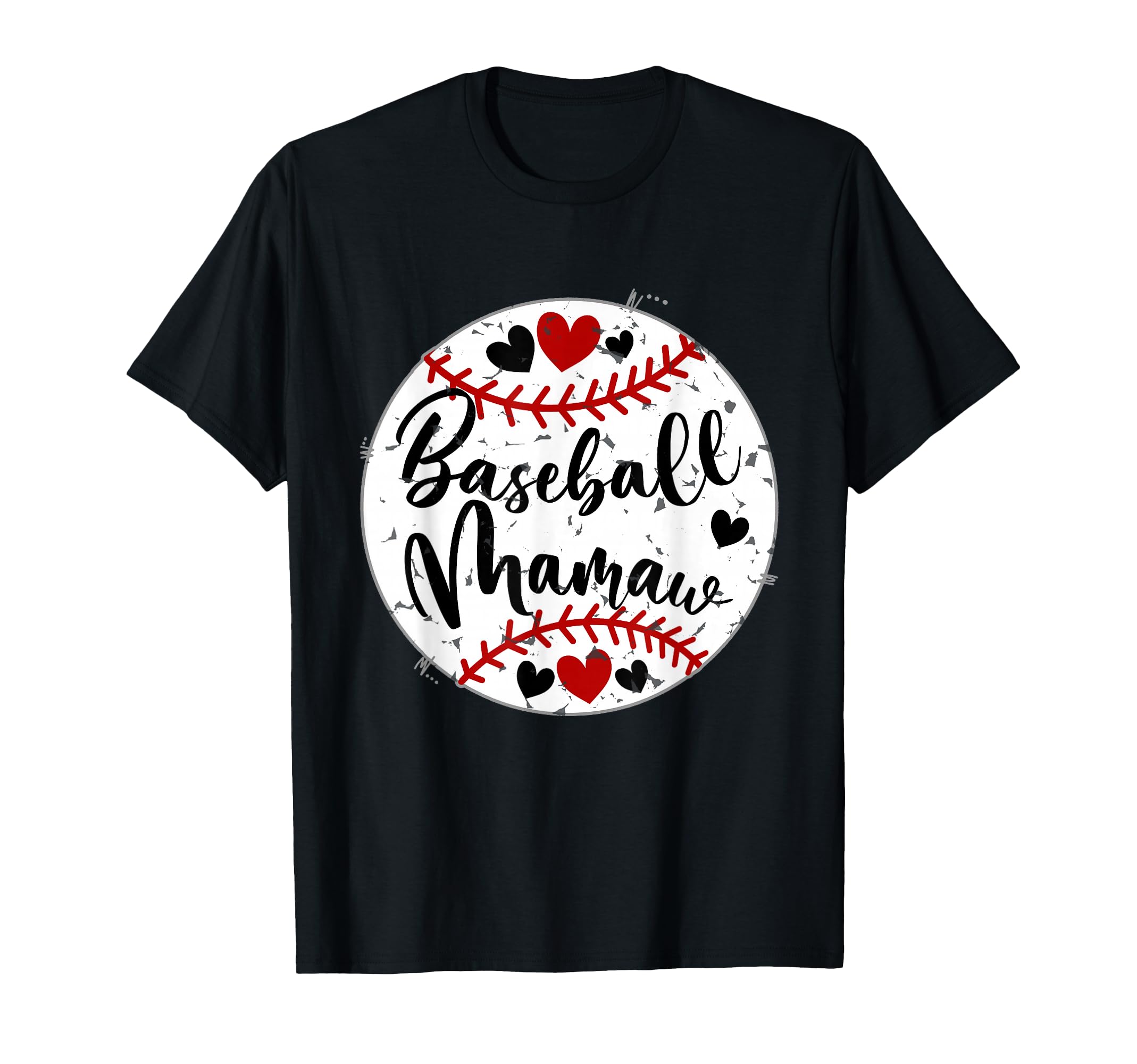Baseball Mamaw Love Funny Mothers Day T-Shirt - Minimalist Print Men Women - T-Shirt, Sweatshirt, Hoodie