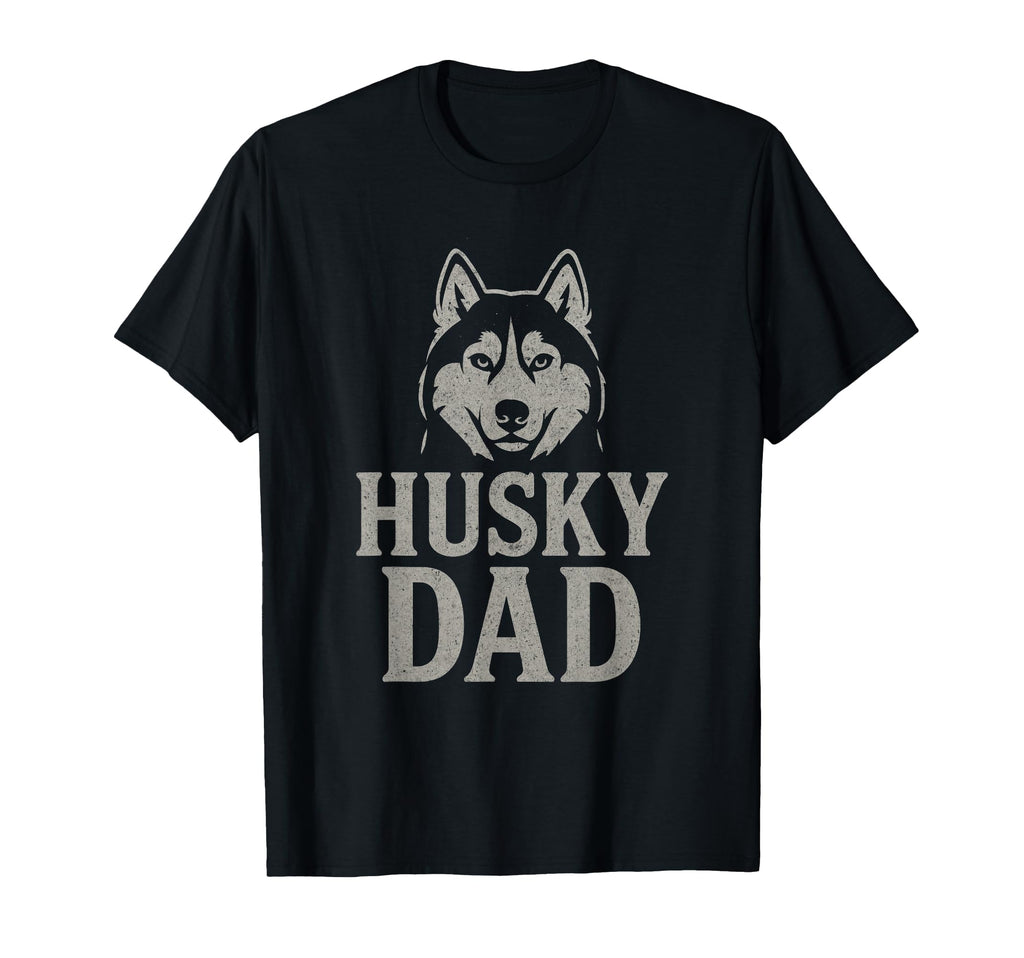 Husky Dad Siberian Husky Lover T-Shirt - Aesthetic Graphic Unisex - T-Shirt, Sweatshirt, Hoodie