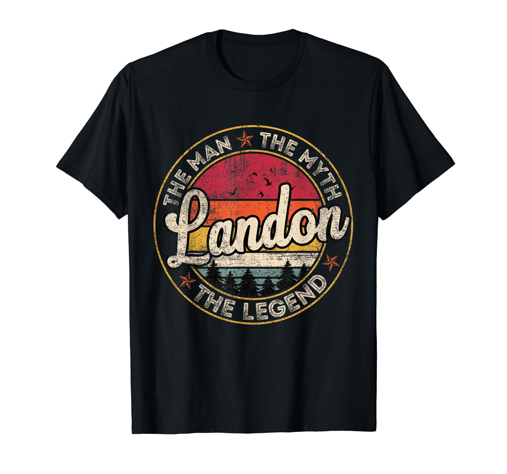 Landon Myth Legend Personalized Name T-Shirt - Trendy Graphic for Adults - T-Shirt, Sweatshirt, Hoodie