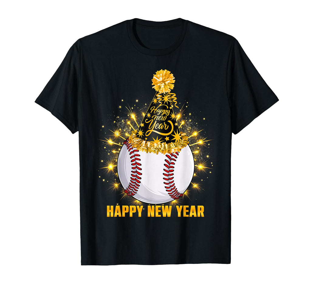 Happy New Year 2026 Baseball Party Hat T-Shirt - Trendy Graphic for Adults - T-Shirt, Sweatshirt, Hoodie