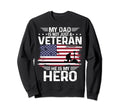 My Dad Is Not Just Veteran He Is Sweatshirt - Custom Art Print Men Women - T-Shirt, Sweatshirt, Hoodie