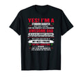 Yes Im Stubborn Daughter Freaking T-Shirt - Graphic Print Men Women - T-Shirt, Sweatshirt, Hoodie