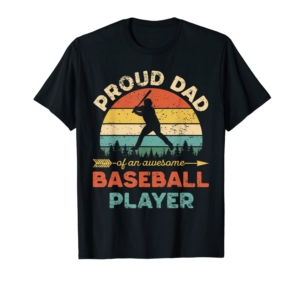 Mens Proud Baseball Dad Player T-Shirt - Fun Novelty Design Unisex - T-Shirt, Sweatshirt, Hoodie
