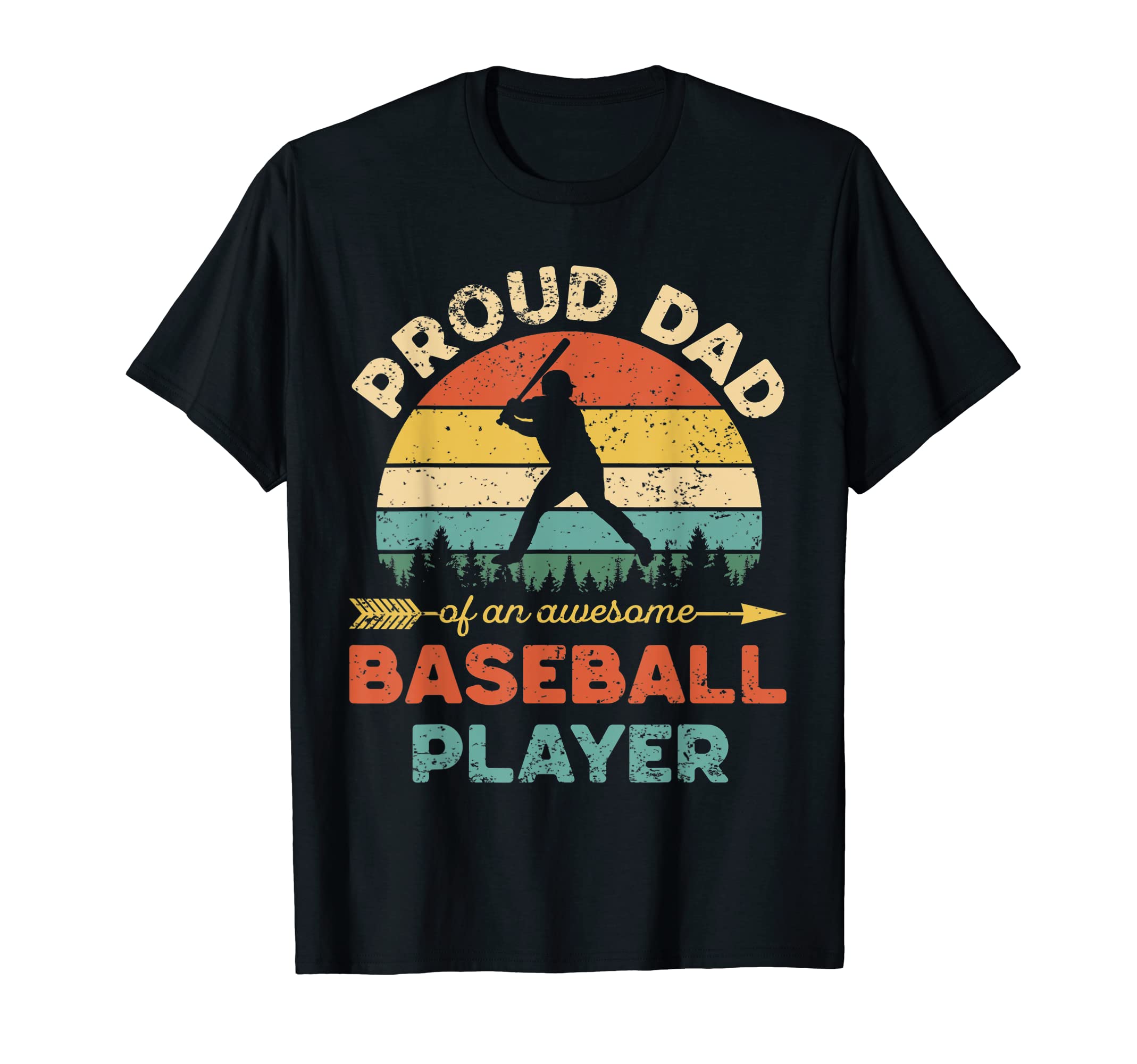 Mens Proud Baseball Dad Player T-Shirt - Fun Novelty Design Unisex - T-Shirt, Sweatshirt, Hoodie