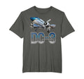 Dc 3 Airplane Funny Aircraft Plane Lover T-Shirt - Unique Graphic Unisex - T-Shirt, Sweatshirt, Hoodie