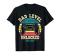 Dad Level Unlocked 2025 Gamer T-Shirt - Fun Novelty Design for Adults - T-Shirt, Sweatshirt, Hoodie