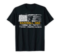Usa American Flag Proud Baseball Dad T-Shirt - Custom Art Print Unisex - T-Shirt, Sweatshirt, Hoodie