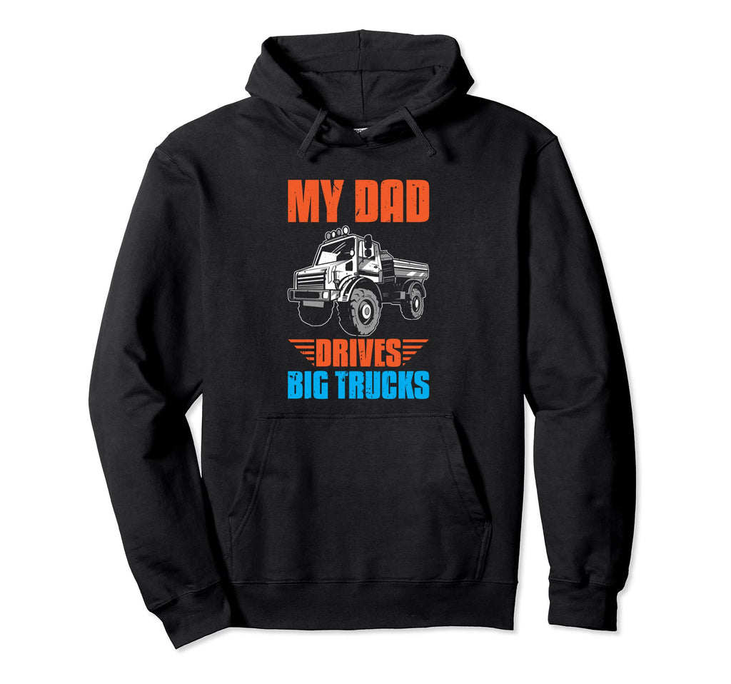 Truck Driver Trucker Freighter Hoodie - Fun Novelty Design for Adults - T-Shirt, Sweatshirt, Hoodie