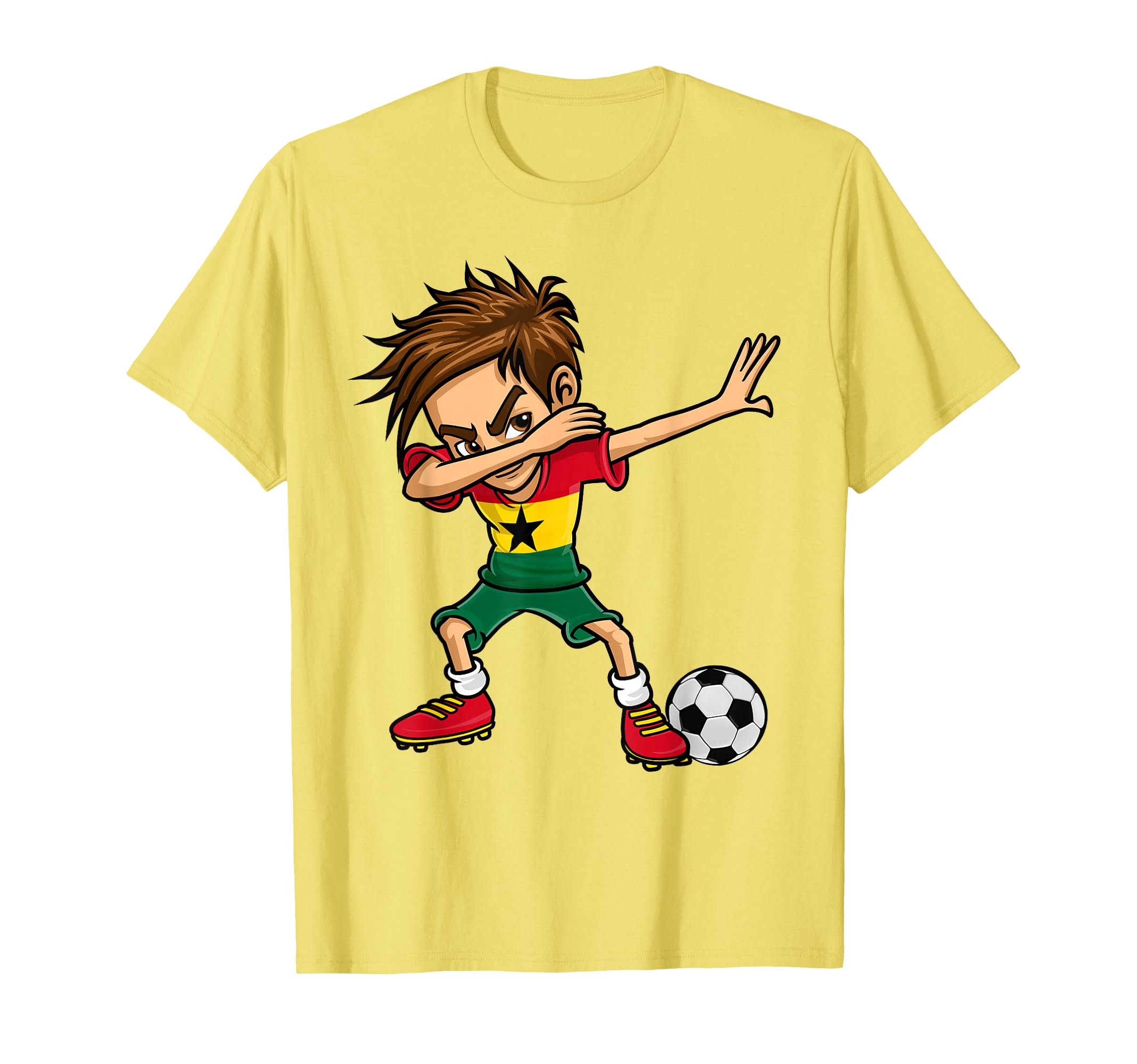 Dabbing Ghana Soccer Jersey National T-Shirt - Novelty Apparel Men Women - T-Shirt, Sweatshirt, Hoodie