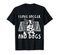 I Love Soccer And Dogs Goalie Goalkeeper T-Shirt - Streetwear Style Unisex - T-Shirt, Sweatshirt, Hoodie
