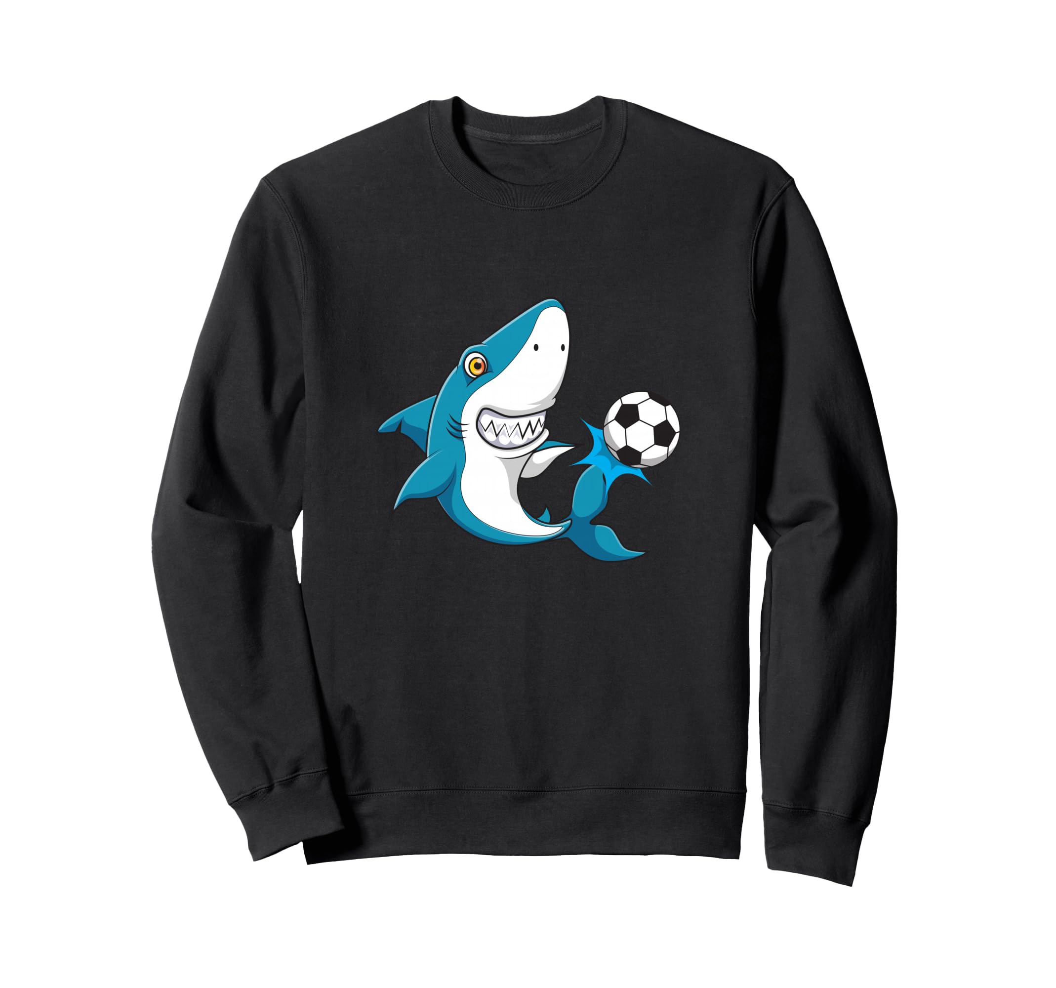 Soccer Player Shark Sports Animal Sweatshirt - Custom Art Print for Adults - T-Shirt, Sweatshirt, Hoodie