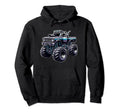 Monster Truck Dad Fathers Day Hoodie - Graphic Print Unisex - T-Shirt, Sweatshirt, Hoodie