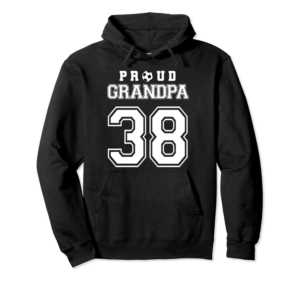 Number 38 Custom Proud Soccer Hoodie - Fun Novelty Design for Adults - T-Shirt, Sweatshirt, Hoodie
