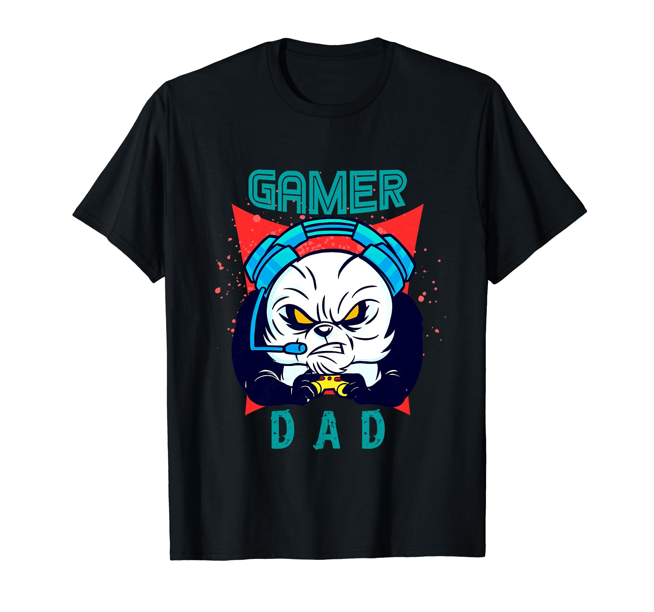 Gamer Dad Serious Panda Headset T-Shirt - Streetwear Style for Adults - T-Shirt, Sweatshirt, Hoodie