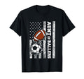 Aunt Ballers Funny Usa Flag Soccer T-Shirt - Custom Art Print Unisex - T-Shirt, Sweatshirt, Hoodie