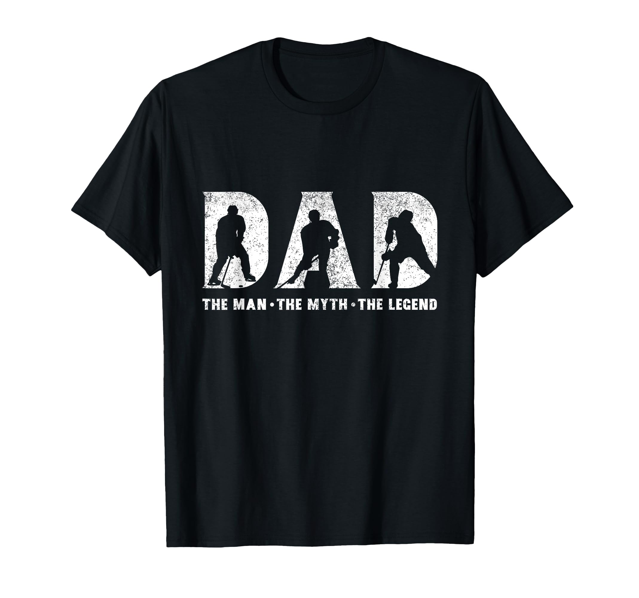 Hockey Dad Myth Legend Fathers Day T-Shirt - Trendy Graphic Men Women - T-Shirt, Sweatshirt, Hoodie