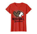 Baseball Grandma Funny Leopard Heart T-Shirt - Streetwear Style Unisex - T-Shirt, Sweatshirt, Hoodie