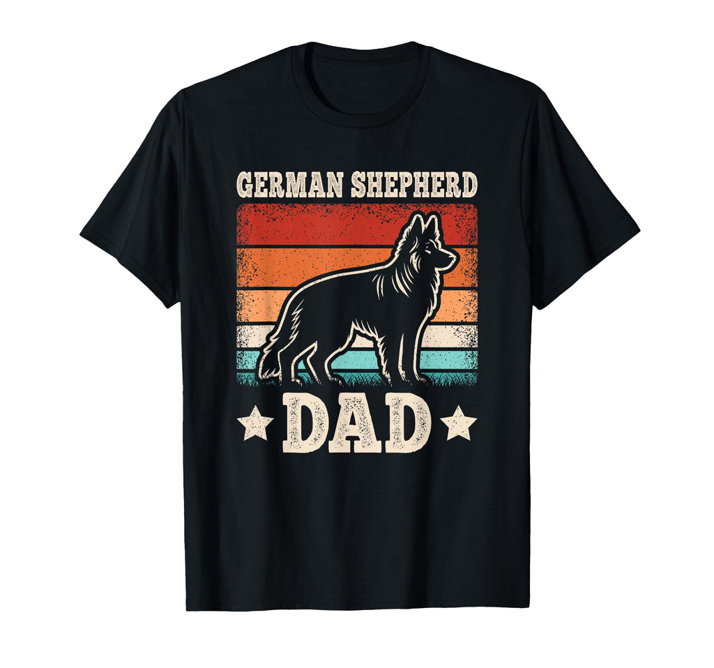 German Shepherd Dad German Shepherd Lover T-Shirt - Unique Graphic Unisex - T-Shirt, Sweatshirt, Hoodie