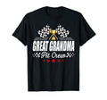 Great Grandma Pit Crew Race Car Racing T-Shirt - Novelty Apparel Unisex - T-Shirt, Sweatshirt, Hoodie