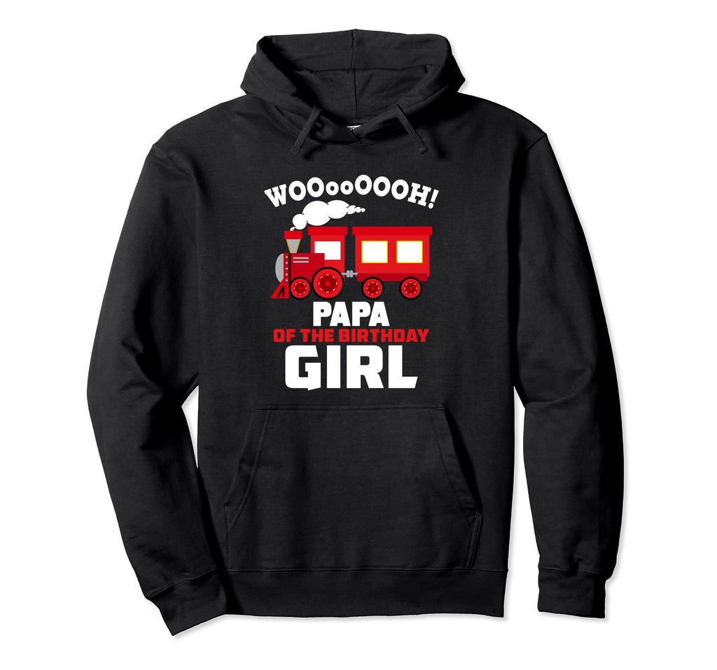 Papa Birthday Dad Train Lover Family Hoodie - Unique Graphic for Adults - T-Shirt, Sweatshirt, Hoodie
