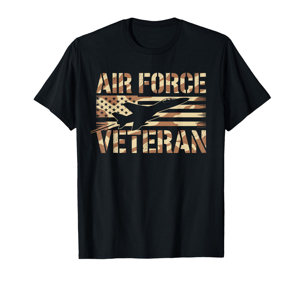 Air Force Veteran Us American T-Shirt - Casual Everyday Wear for Adults - T-Shirt, Sweatshirt, Hoodie