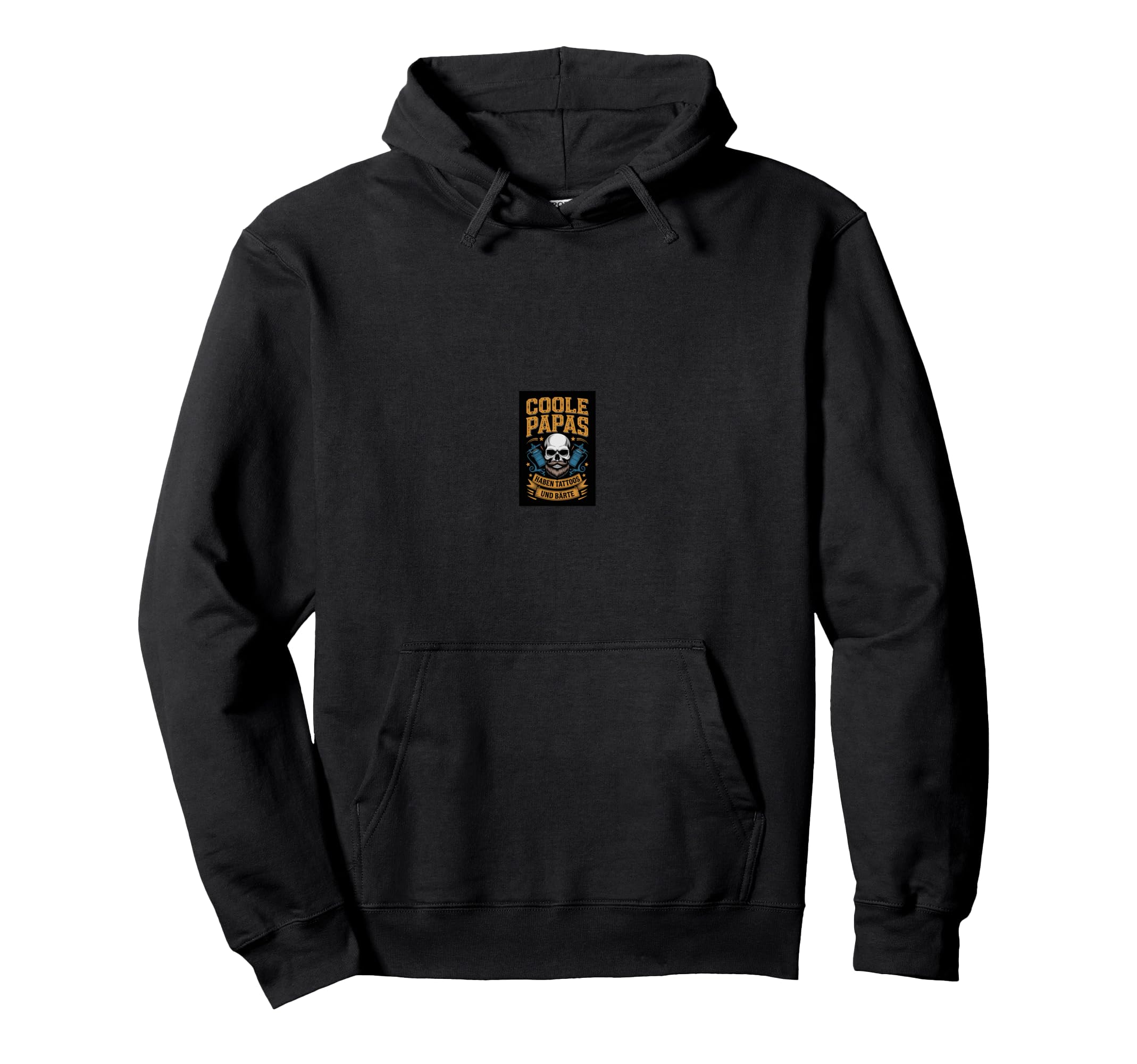 Papas Beards And Tattoos Dads Hoodie - Custom Art Print for Adults - T-Shirt, Sweatshirt, Hoodie