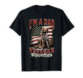 Im Dad And Veteran Nothing Scares Me T-Shirt - Minimalist Print Men Women - T-Shirt, Sweatshirt, Hoodie
